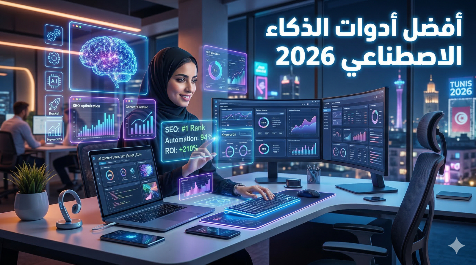 أفضل أدوات الذكاء الاصطناعي 2026 التي ستغير طريقة عملك وتضاعف أرباحك
